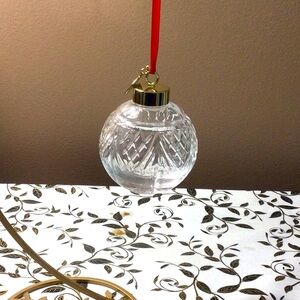 Beautiful crystal Christmas ornament